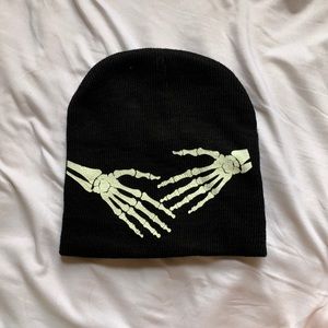 Skeleton hands warm beanie